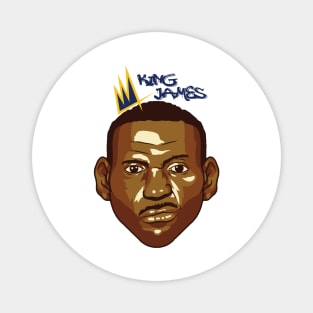 King James Vector Art Magnet